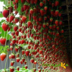 Клубника ампельная Анастасия купить по цене от 370р. в интернет-магазине «Посадика» с доставкой почтой в в Голицыное и по всей России – [изображение №1].