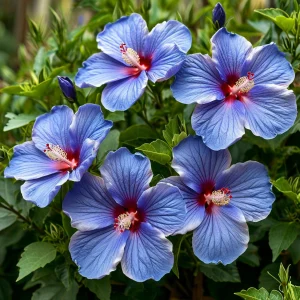 Гибискус садовый Блуминг Квин купить по цене от 259р. в интернет-магазине «Посадика» с доставкой почтой в в Голицыное и по всей России – [изображение №1].