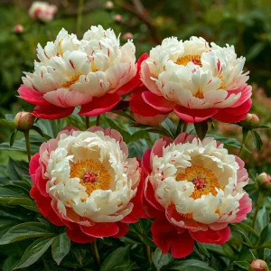 Пион Коралловый Каскад купить по цене от 490р. в интернет-магазине «Посадика» с доставкой почтой в в Голицыное и по всей России – [изображение №1].