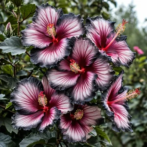 Гибискус садовый Самер Бридж купить по цене от 306р. в интернет-магазине «Посадика» с доставкой почтой в в Голицыное и по всей России – [изображение №1].